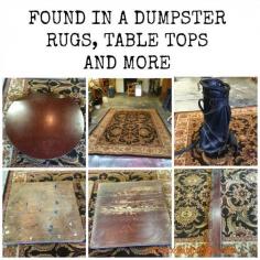 
                    
                        Trashy Tuesday.  Found in a dumpster, Rugs, Table Tops and More.  Weekly Dumpster Diving series.  REDOUXINTERIORS.COM FACEBOOK: REDOUX #redouxinteriors #trashytuesday #dumpsterdiving
                    
                