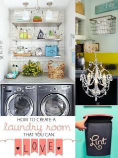 
                    
                        Great tips on how to fall in love with our laundry room! Remodelaholic .com.com #spon #laundry #organize
                    
                