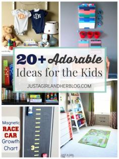 
                    
                        20 Adorable Ideas for the Kids | JustAGirlAndHerBl...
                    
                