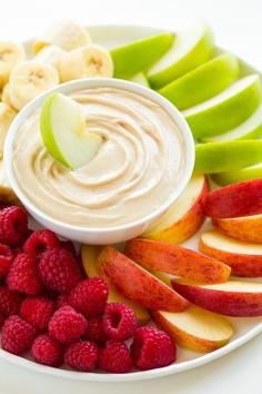 Peanut Butter Fruit Dip - Cooking Classy - Just 3 ingredients!