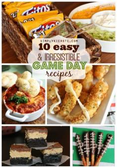 
                    
                        10 easy & irresistible game day recipes, perfect for the Super Bowl or big game!
                    
                