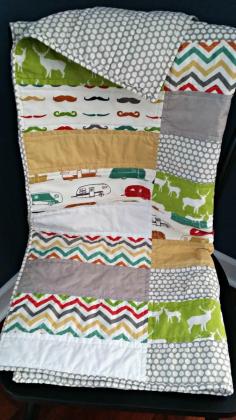 Hipster Baby Quilt {Gender Neutral Quilt}