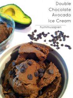 Wow! This Double Chocolate Avocado Ice Cream is amazing! And you don't even need an ice cream maker. Double it to make a pint.