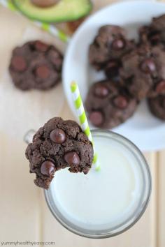 
                    
                        Chocolate Cookies with what's that?! AVOCADO?! Yup. Amazing, moist, chocolatey, rich Double Chocolate Avocado Cookies! Prepare to fall in love.
                    
                