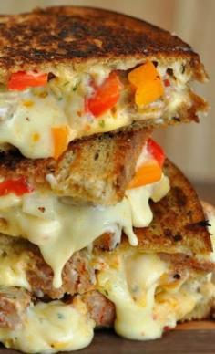 
                    
                        Sausage And Pepper Chipotle Grilled Cheese
                    
                