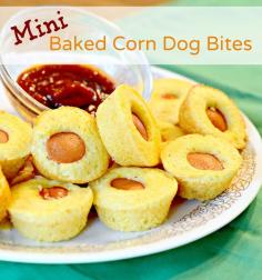 
                    
                        Baked corn dogs
                    
                
