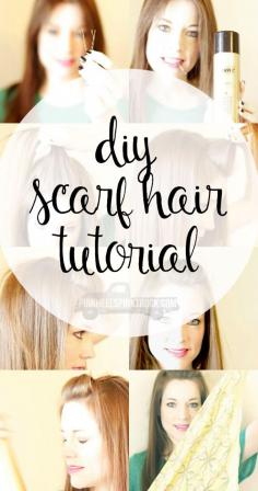
                    
                        Wanting a fun hair look? Try out this super simple DIY Scarf Hair Tutorial! #stylemadesimple
                    
                