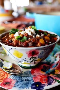 
                    
                        Good veggie chili
                    
                