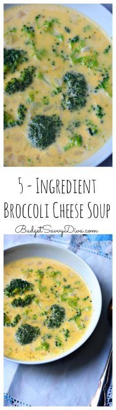 
                    
                        The EASIEST Soup RECIPE EVER!!! So Easy A Kid Could Make It! Perfect recipe for weekday dinner - Makes enough for 4 - done in under 30 minutes - 5 – Ingredient Broccoli Cheese Soup Recipe
                    
                