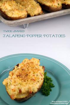 
                    
                        Twice Baked Jalapeno Popper Potatoes| Busy-at-Home
                    
                