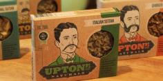 
                    
                        Delicious Design League Crafts a Hairy Label for Upton's Naturals #vegetarian trendhunter.com
                    
                