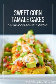 
                    
                        Sweet Corn Tamale Cakes Recipe – The Cheesecake Factory Copycat Recipe #FoodIsLove #FoodFolksAndFun #CopyCat #recipe
                    
                