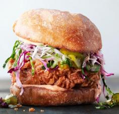 
                    
                        Slaw doesn't go with this fried chicken sandwich, it goes on the sandwich, along with a healthy dose of spicy mayo. - pinsshare.blogspo...
                    
                