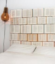 
                    
                        Make A DIY Headboard | How To Repurpose Old Books In Your Home By DIY Ready. diyready.com/...
                    
                