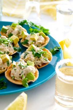 
                    
                        Spicy Little Muffin Tin Chicken Tostadas - mini tostadas made from tortillas baked in a muffin tin and filled with a zingy chicken filling. Great make ahead and fast to prepare! #party_food #Mexican
                    
                