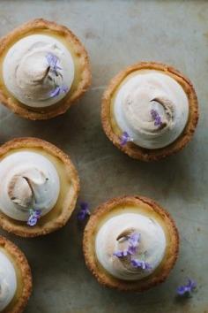 gluten-free lemon maple meringue pies #food #recipe #glutenfree