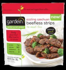 
                    
                        Gardein's Szechuan Beefless Strips Are Packed With Flavour #vegetarian trendhunter.com
                    
                