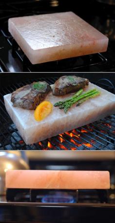 
                    
                        Cook with a Himalayan salt block for perfectly salted food every time. Good for grills, stoves, and ovens! #DIY
                    
                