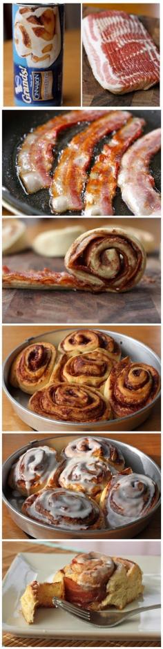 
                    
                        Bacon Cinnamon Rolls... definitely have all the ingredients for THESE!
                    
                