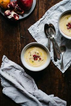 
                    
                        guest post by Lindsey | Dolly and Oatmeal coriander roasted cauliflower tahini soup
                    
                