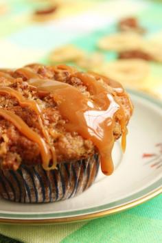 
                    
                        Caramel Crunch Banana Oat Muffins
                    
                