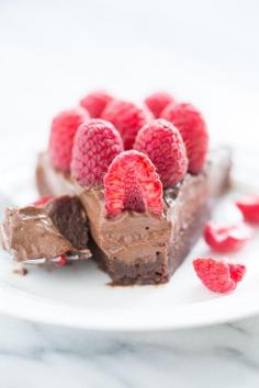 
                    
                        Chocolate Mousse Brownies (avocado based filling) | GI 365
                    
                