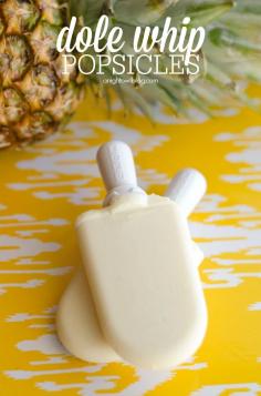 Dole Whip Popsicles - A Night Owl Blog on Todays Creative Blog