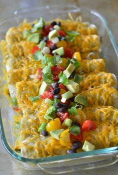 
                    
                        Avocado Enchiladas are vegetarian, lighter than typical enchiladas and absolutely delicious!!  | mountainmamacooks... #TacoTuesday
                    
                