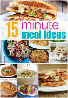 
                    
                        15 minute meal ideas, quick meal recipes, easy recipes, slow cooker recipes
                    
                
