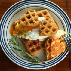 
                    
                        Orange Rosemary Waffle Eggs Benedict
                    
                
