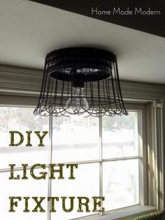 
                    
                        Home Made Modern: Kitchen Light Fixture
                    
                