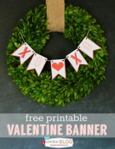 
                    
                        Free Printable Valentine Bunting - TodaysCreativeBlo...
                    
                
