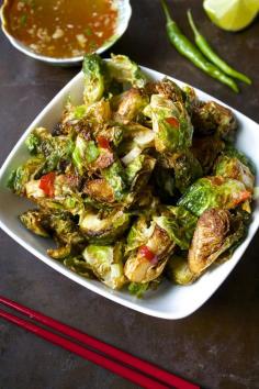 
                    
                        These Crispy Brussels Sprouts Are Infused with Spicy Flavor #food trendhunter.com
                    
                