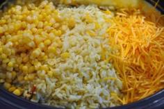 
                    
                        Crock pot Cheesy Chicken and Rice
                    
                