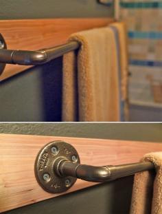 
                    
                        DIY Projects with Pipe! • Great Ideas and Tutorials! Including, from 'this sorta old life', this awesome DIY towel rack project.
                    
                