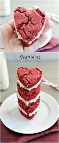 
                    
                        Red Velvet Heart Cake Cookies
                    
                