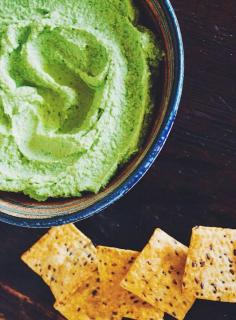 
                    
                        Hip Green Dip | avocado, edamame and lime, + white beans for extra creaminess (green appetizer for St. Patrick's Day)
                    
                