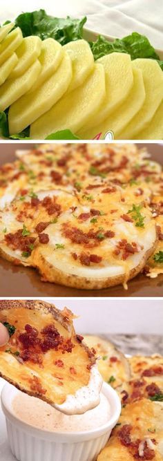 
                    
                        scrumptious Cheesy Bacon Oven Chips recipe by cupcakepedia, cheese, bacon, food, snack, appertizer, potato, chips
                    
                