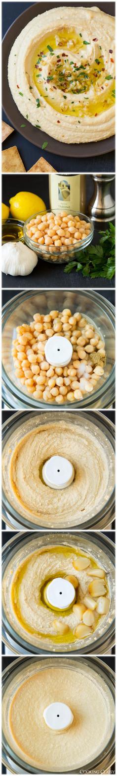 Roasted Garlic Hummus - this is unbelievably delicious and so easy to make!! I couldnt stop eating it! #vegan #recipe #vegetarian #recipe #healthy