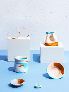 
                    
                        KLEIN&SCHÖN – A new range of handcrafted polymer vessels and accessories by Melbourne maker Genevieve Bryce-Stenzel.  Styling – Nat Turnbull, photo – Elise Wilken for thedesignfiles.net
                    
                