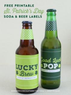 
                    
                        St. Patrick's Day Printable Soda & Beer Labels | TodaysCreativeBlo...
                    
                