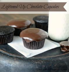 
                    
                        Lightened up chocolate cupcake recipe
                    
                