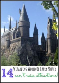 
                    
                        Find 14 can't miss attractions in this tour of the Wizarding World of Harry Potter at Universal Orlando. Plus tips and tricks to have your best vacation!
                    
                