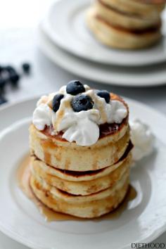 
                    
                        Scottish Pancakes – Sweet, fluffy, delicious pancakes served with honey and berries
                    
                