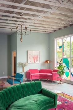 
                    
                        Whether you're looking for a solid way to add bold color to your space without painting or you're just looking for any way to add boldness to your space, using bright seats is a powerful way to make a room go from good to great. Here are some fun ideas to experiment with in your own home.
                    
                