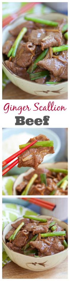 
                    
                        Tender, juicy, and super delicious ginger and scallion beef recipe. Make ginger and scallion beef at home with simple ingredients and 15 minutes | rasamalaysia.com
                    
                