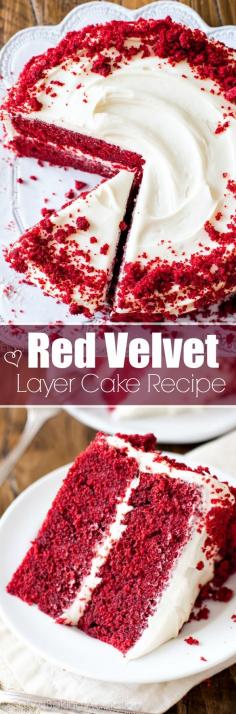
                    
                        I tested a TON of ways to make classic, sweet, fluffy, soft, moist red velvet cake and this recipe wins by a landslide!
                    
                