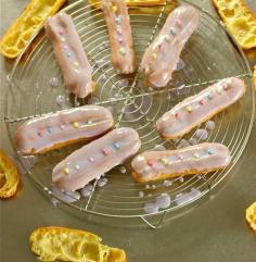 
                    
                        lavender éclairs
                    
                