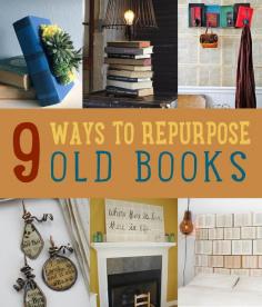 
                    
                        DIY Projects Made From Old Books | Start the art of upcycling.  #DiyReady www.diyready.com
                    
                
