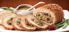 
                    
                        Gardein's Vegetarian Holiday Savoury Stuffed Turk'y is Meatless #vegetarian trendhunter.com
                    
                